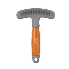 Wahl Double Row Rake and Shedding Blade with Soft Grip Gel Handle